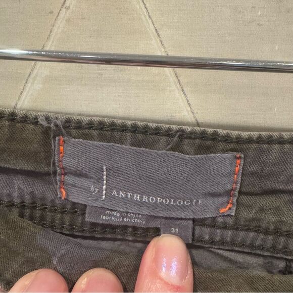 ANTHROPOLOGIE Wanderer Camo Utility Pants in Green Gray Size 31 - Picture 4 of 8